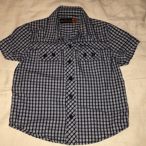 EUC Ben Sherman boys plaid shirt, size 1/2